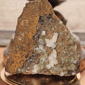 Adamite on limonite Ojuela Mine, Mexico